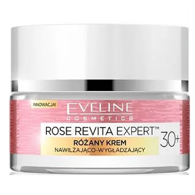 Eveline Cosmetics Rose Revita Expert 30+, Różany krem nawilżająco-wygładzający na dzień SPF 10