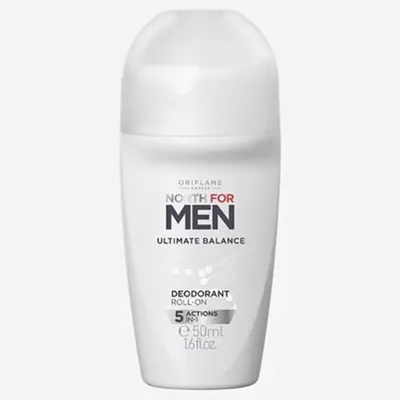 Oriflame North for Men, Ultimate Balance Deodorant Roll- On (Antyperspiracyjny dezodorant w kulce)