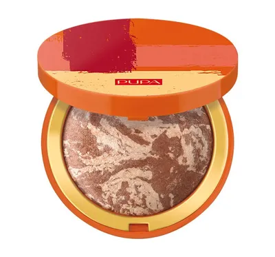 PUPA Summer Escape, Marbled Bronzer (Wypiekany bronzer rozświetlający)