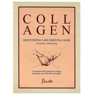 Shionle Collagen Moisturizing Care Essential Mask (Nawilżająca maska w płachcie z hydrolizowanym kolagenem)