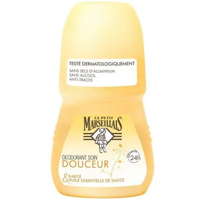 Le Petit Marseillais Deodorant,Karite&Huile Essentielle De Sauge (Dezodorant z olejkiem szałwii i słodyczy shea)