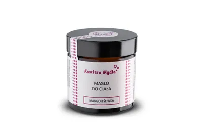 Kwatera Mydła Masło do ciała `Mango i śliwka`
