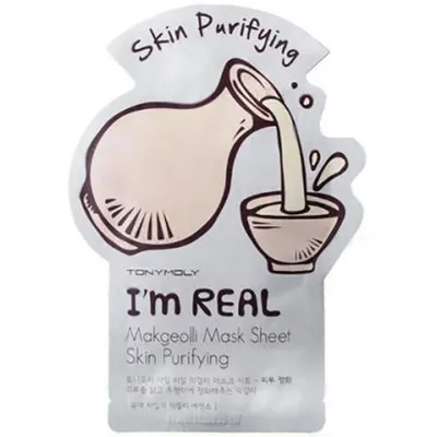 Tony Moly I'm Real, Makgeolli, Mask Sheet Skin Purifying (Maseczka oczyszczająca)
