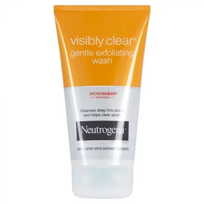Neutrogena Visibly Clear, Gentle Exfoliating Face Wash (Peelingujący żel do mycia twarzy)