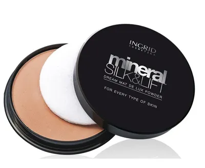 Ingrid Cosmetics Mineral Silk & Lift Dream Matt de Lux Powder Powder (Puder matujący w kamieniu)