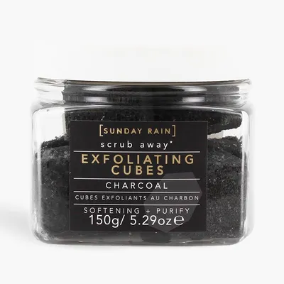 Sunday Rain Exfolaiting Cubes with Activated Charcoal (Kostki peelingujące z aktywnym węglem)