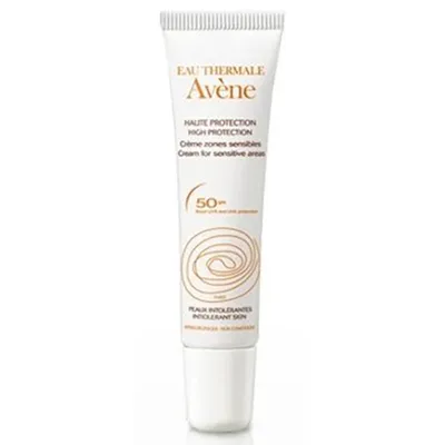 Eau Thermale Avene Haute Protection Creme Zones Sensibles, High Protection Cream for Sensible Areas SPF 50 (Wysoka ochrona przeciwsłoneczna - filtr mineralny)