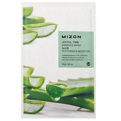 Mizon Joyful Time, Essence Mask Aloe Soothing & Moisture (Aloesowa maska w płachcie)