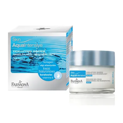 Farmona Skin Aqua Intensive, Exclusive Bio-Cream Moisturizing and Regenerating Night (Ekskluzywny biokrem nawilżająco-ujędrniający na noc)