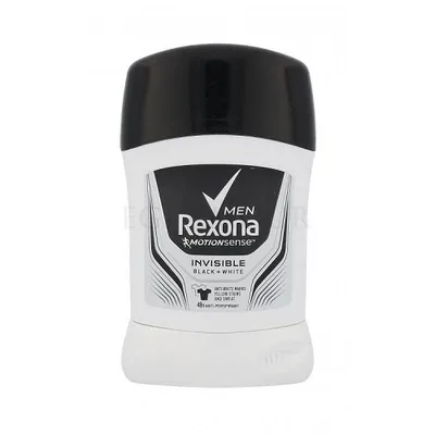 Rexona Men, Invisible Black + White Anti-perspirant Stick (Antyperspirant w sztyfcie dla mężczyzn)