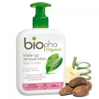 BIOpha Organic Make-Up Removal Lotion (Płyn do demakijażu twarzy i oczu)