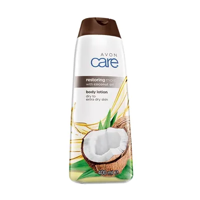 Avon Care, Restoring Moisture With Coconut Oil Body Lotion (Intensywnie regenerujące mleczko do ciała z olejkiem kokosowym)