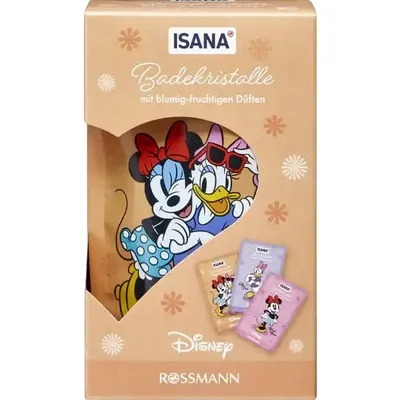 Isana Isana x Disney,  Badekristalle mit blumig-fruchtigen Düften (Kryształki do kąpieli)