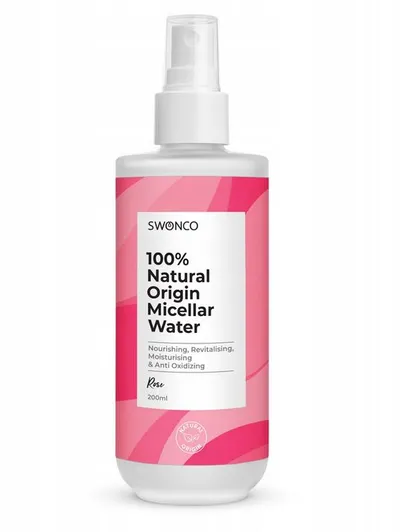 Swonco 100% Natural Origin Micellair Water Rose (Naturalny płyn micelarny `Róża Domasceńska`)
