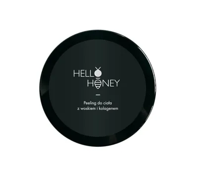 Lullalove Hello Honey, Peeling solny do ciała z woskiem i kolagenem