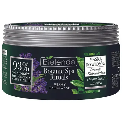 Bielenda Botanic Spa Rituals, Maska do włosów farbowanych `Lawenda + zielona herbata`