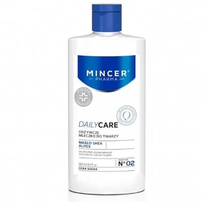 Mincer Pharma Daily Care, Odżywcze mleczko do demakijażu twarzy No. 02