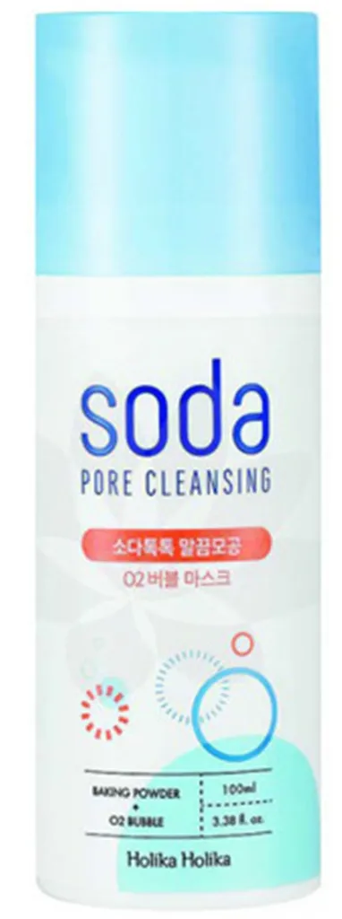 Holika Holika Soda Pore Cleasing, 02 Bubble Mask (Głęboko oczyszczająca maseczka do twarzy z sodą i wodą mineralną)