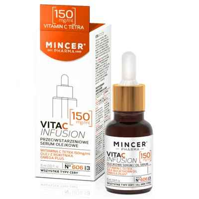 Mincer Pharma Vita C Infusion, 150 mg/ml Pro 3 Przeciwstarzeniowe serum olejkowe No. 606