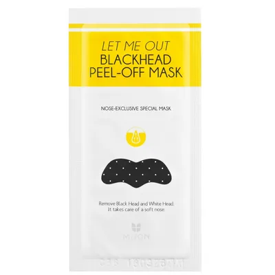 Mizon Let Me Out, BlackHead Peel-Off Mask (Plasterek oczyszczający na nos)