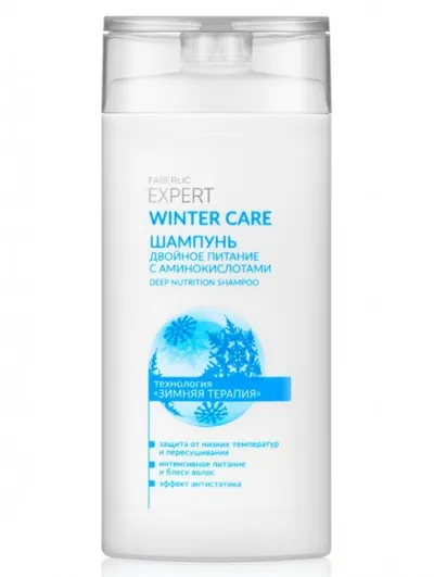 Faberlic Expert, Winter Care, Szampon do wszystkich typów włosów `Podwójne odżywianie`