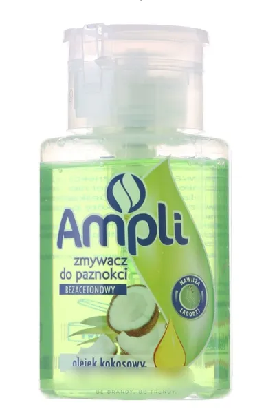 Ampli Zmywacz do paznokci bez acetonu z olejkiem kokosowym