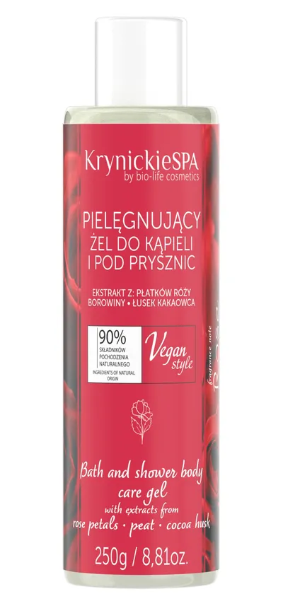 Krynickie Spa Krynickie Spa by Bio-life Cosmetics, Żel do kąpieli i pod prysznic `Róża`
