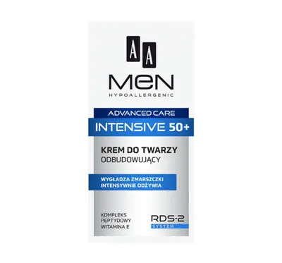 AA Men, Advanced Care Intensive 50+, Krem do twarzy odbudowujący