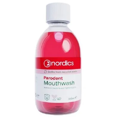Nordics Parodent Mouthwash (Płyn do płukania jamy ustnej przeciw paradontozie)