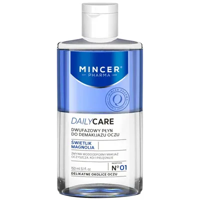 Mincer Pharma Daily Care, Dwufazowy płyn do demakijażu oczu No. 01