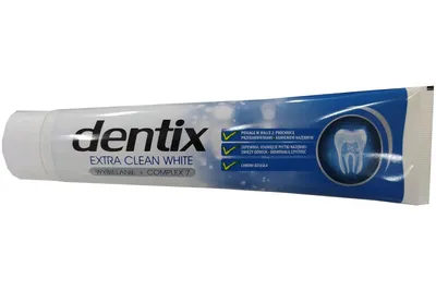 Dentix Extra Clean White Wybielanie + Complex 7, Pasta do zębów (nowa wersja)