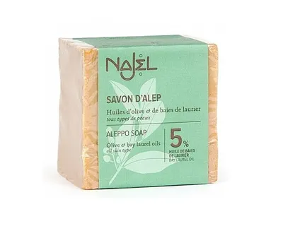 Najel Savon d'Alep 5% (Mydło Aleppo oliwkowo - laurowe 5%)