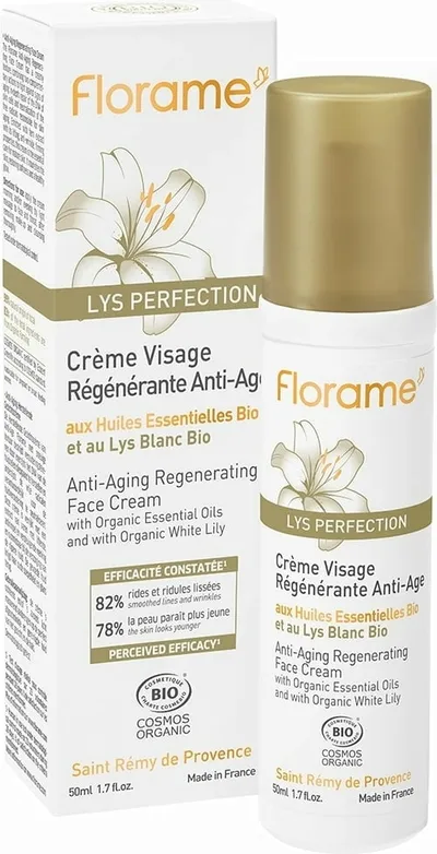 Florame Lys Perfection, Creme Visage Regenerante Anti-Age (Regenerujący krem anti-age)