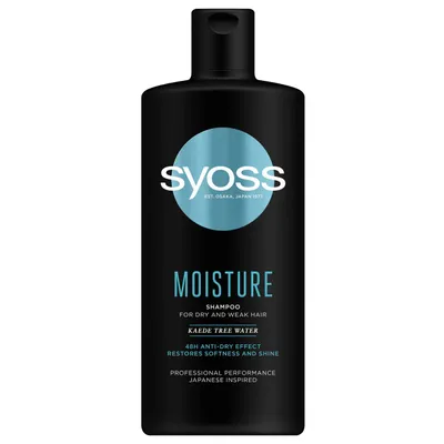 Syoss Moisture Shampoo Kaede Tree Water (Nawilżający szampon z wodą klonową)
