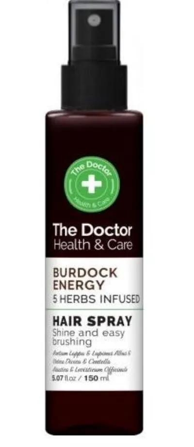 The Doctor Health & Care Burdock Energy 5 Herbs Infused Hair Spray (Spray do włosów 5 ziół)