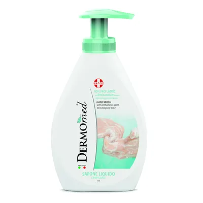 Dermomed Hand Wash with Antibacterial Agent (Anytybakteryjne mydło do rąk)