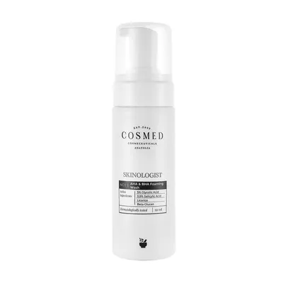 Cosmed Skinologist, Aha & Bha Foaming Wash (Pianka oczyszczająca  z kwasami AHA i BHA)