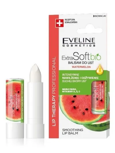 Eveline Cosmetics Lip Therapy Professional, Extra Soft BIO, Balsam do ust `Arbuz`