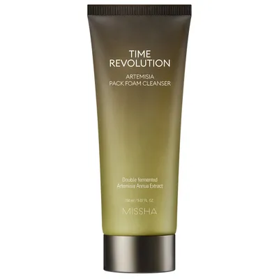 Missha Time Revolution, Artemisia, Pack Foam Cleanser (Oczyszczająca pianka do twarzy)