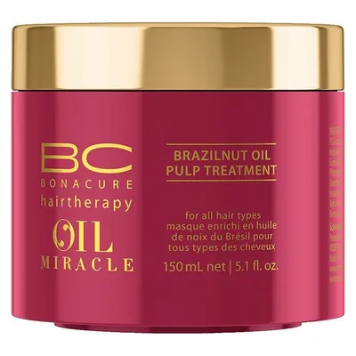 Schwarzkopf Professional BC Oil Miracle, Hairtherapy, Brazilnut Oil Pulp Treatment Masque (maska do włosów farbowanych z olejkiem z orzechów brazylijskich)