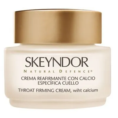 Skeyndor Natural Defence, Throat Firming Cream with Calcium (Krem ujędrniająco - liftingujący na szyję i dekolt)