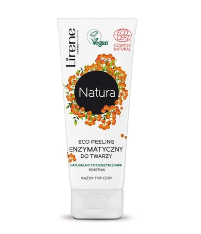 Lirene Dermoprogram Natura, Eco peeling enzymatyczny do twarzy