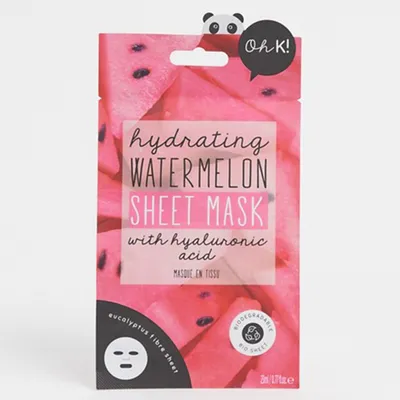 Oh K! Hydrating Watermelon Sheet Mask with Hyaluronic Acid (Nawilżająca arbuzowa maska w płachcie z kwasem hialuronowym)
