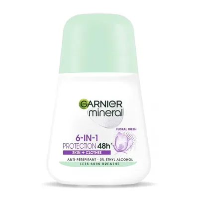 Garnier Mineral Protection 6 Skin + Clothes 48h Non Stop Anti - Perspirant ` Floral Fresh` (Antyperspirant w kulce `Kwiatowa świeżość`)