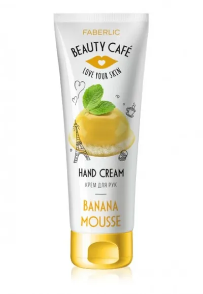 Faberlic Beauty Cafe, Odżywczy krem do rąk `Bananowy mus `