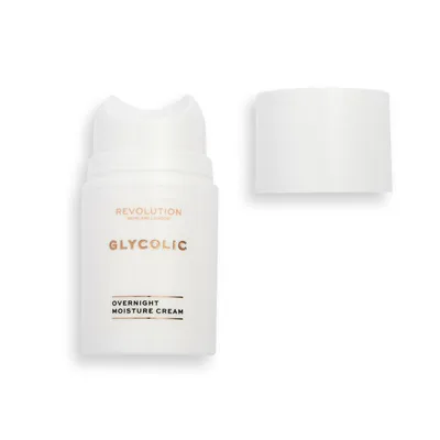 Revolution Skincare Glycolic Acid Glow Overnight Cream (Krem do twarzy na noc)