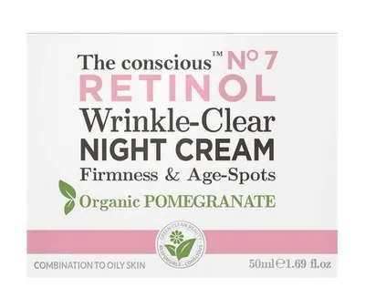 Biovene Barcelona The Conscious No 7 Retinol Wrinkle Clear Night Cream (Regeneracyjny krem na noc)