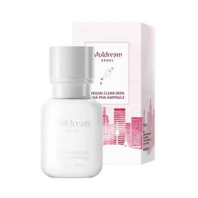 Muldream Vegan Clear Skin AHA PHA Ampole (Ampułka z kwasami AHA PHA)