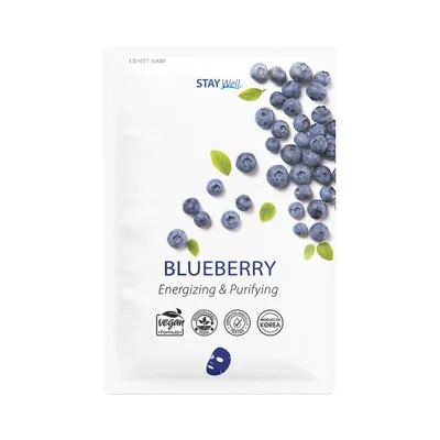 Stay Well Blueberry Face Mask (Pobudzająca maseczka jagodowa o działaniu oczyszczającym)