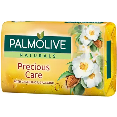 Palmolive Naturals, Precious Care with Camelia Oil & Almond Soap Bar (Mydło w kostce `Olej kameliowy i migdałowy`)